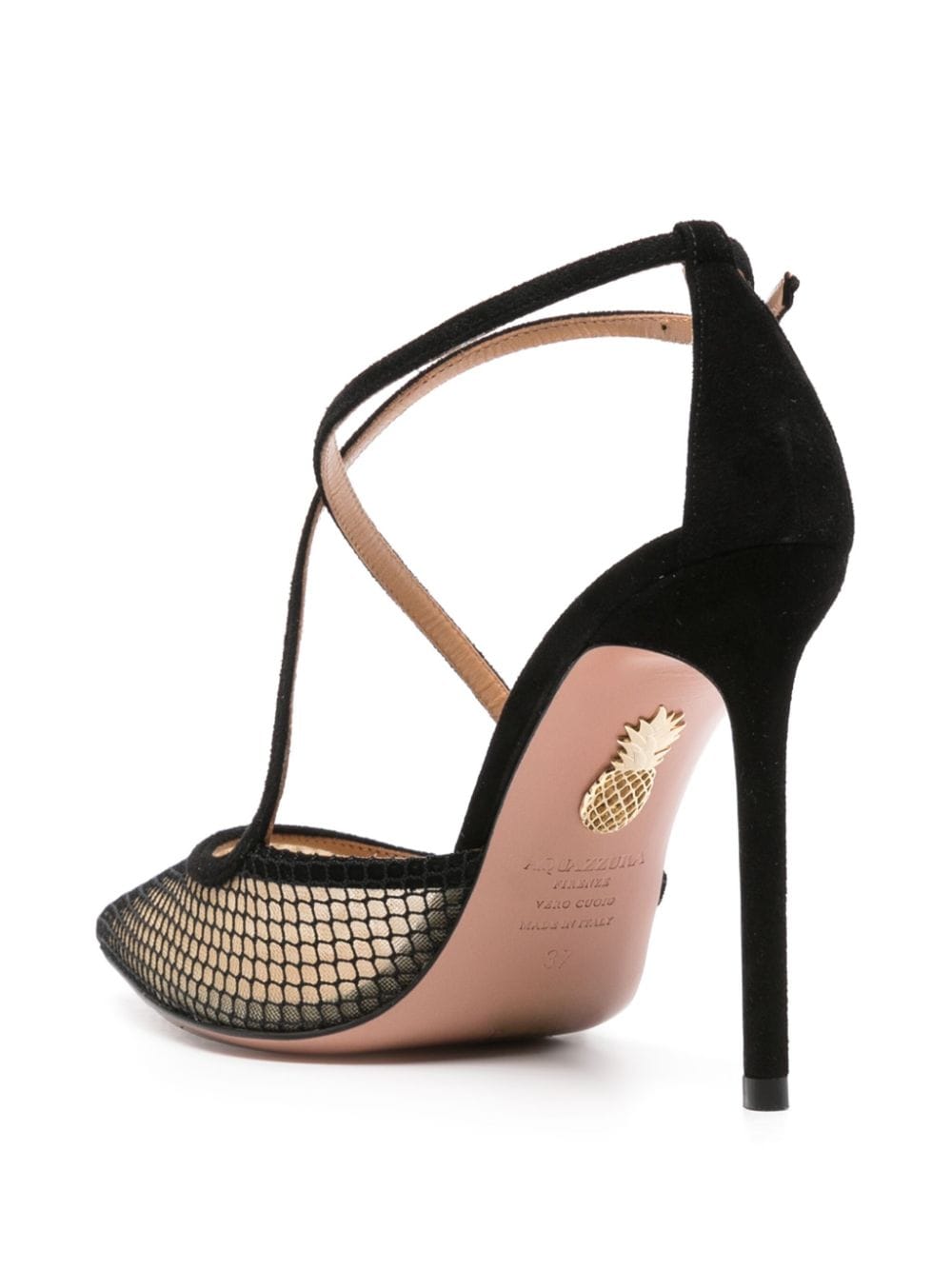 Shop Aquazzura 105mm Wicked Pumps In Black