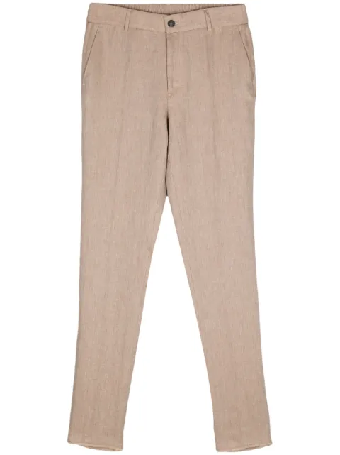 Peserico linen tapered trousers