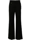 Chloé wool grain-de-poudre trousers - Black