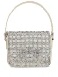 Self-Portrait Crystal mini bag - Neutrals