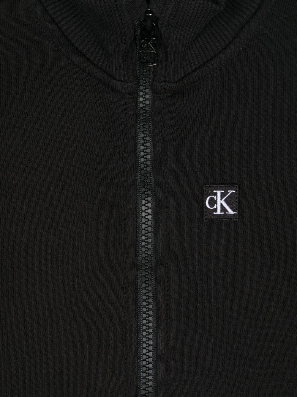 Shop Calvin Klein Zip Sweatshirt In Schwarz