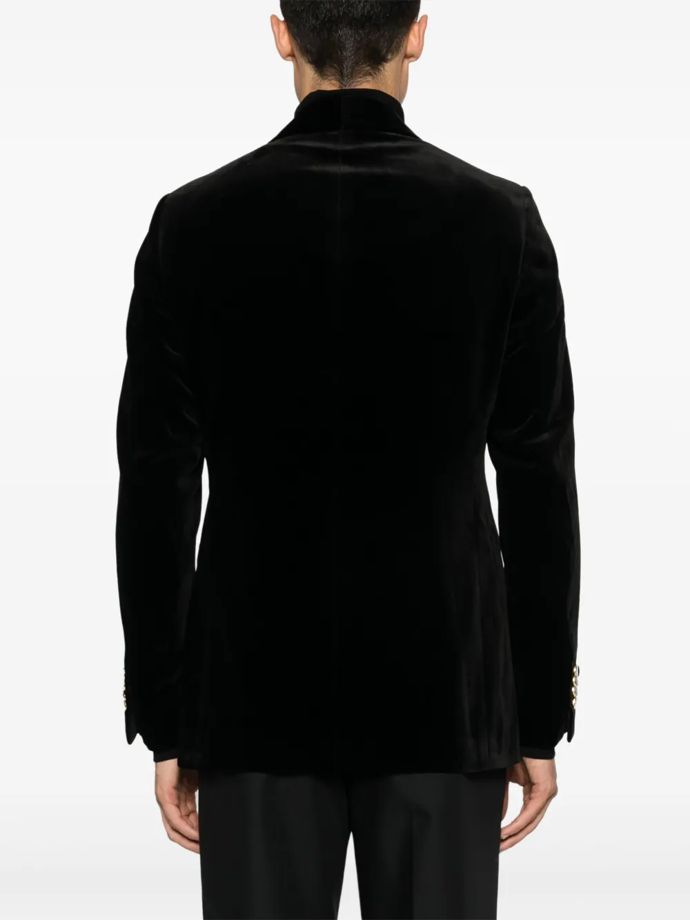 Lardini Fluwelen blazer Zwart