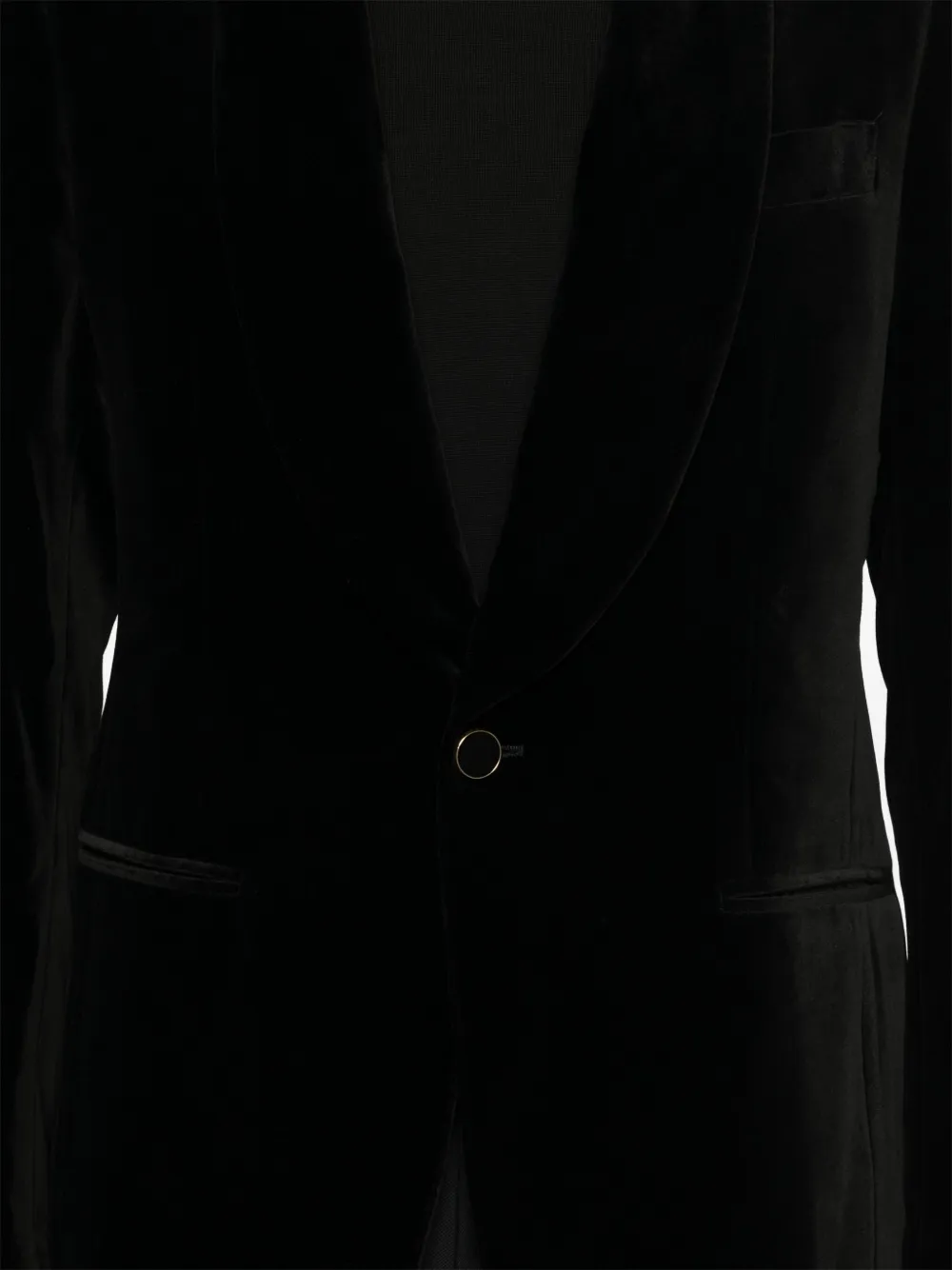Lardini Fluwelen blazer Zwart
