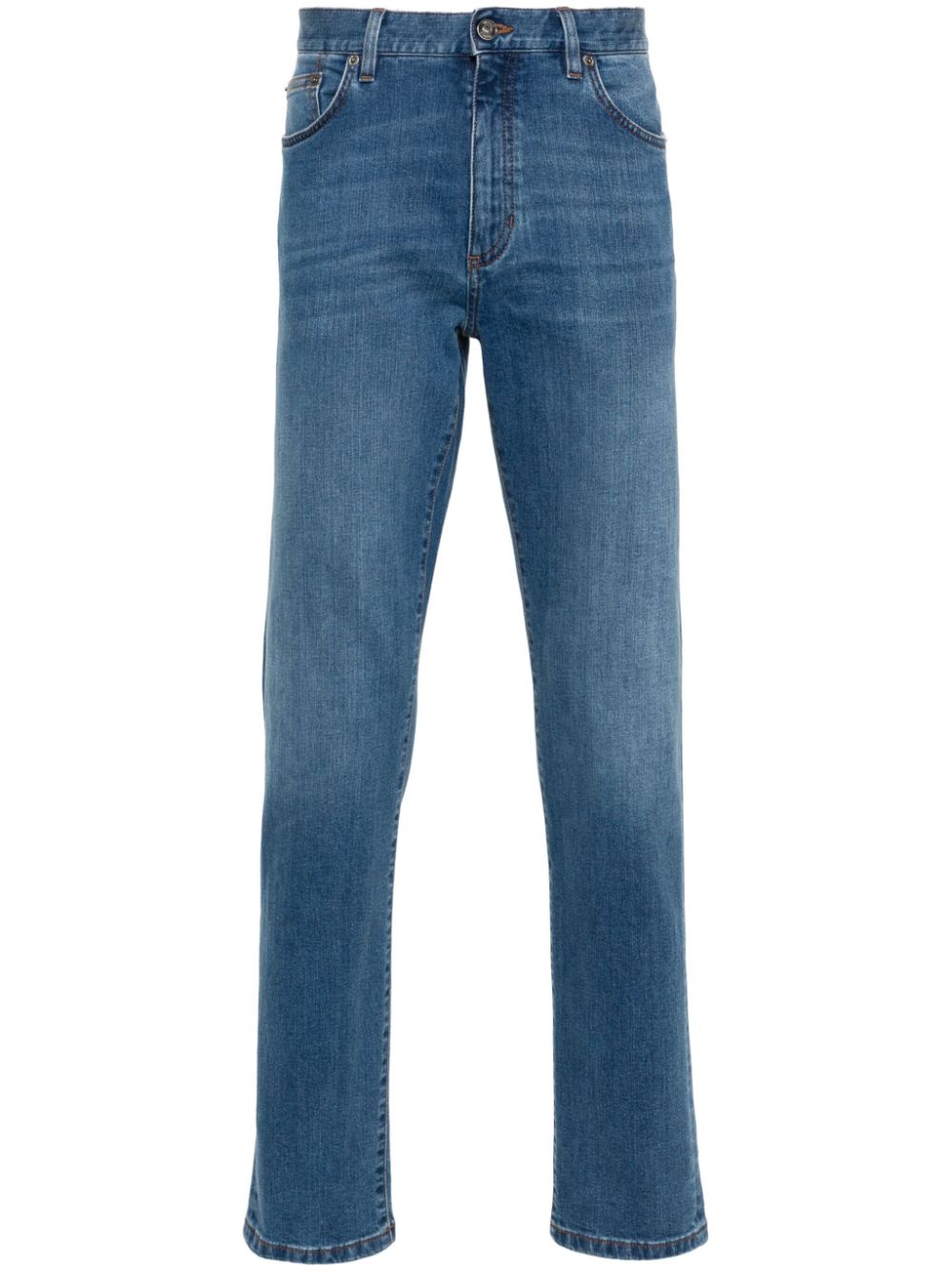 Zegna Straight jeans Blauw