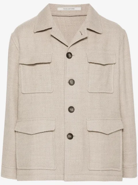 Tagliatore wool shirt jacket