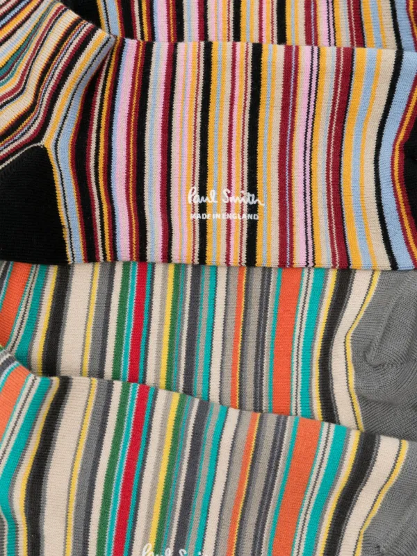 Paul Smith ストライプ 靴下 セット | ブラック | FARFETCH JP