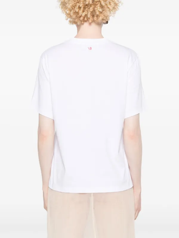 Victoria Beckham David's Wife T-shirt | White | FARFETCH JO