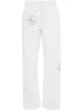 DES PHEMMES Cold-Dye track pants - Grey