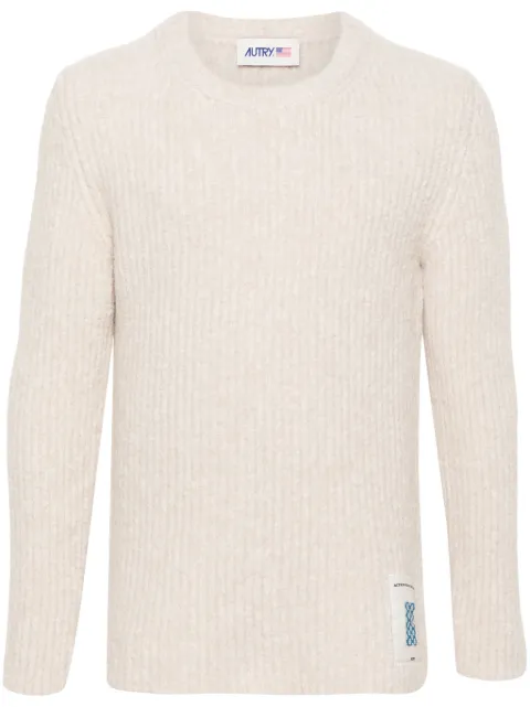 Autry fisherman-knit sweater