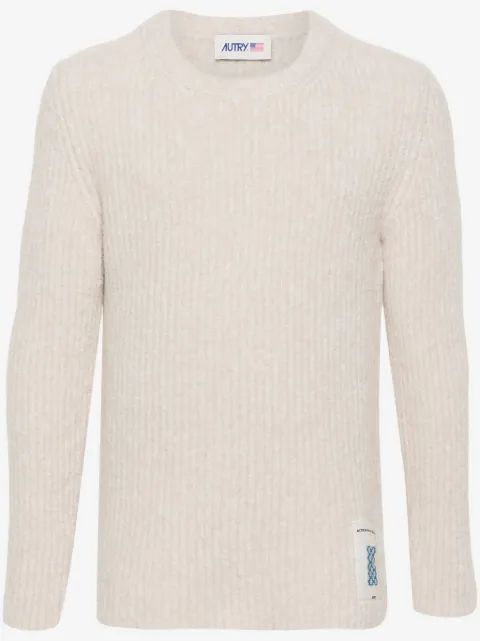 Autry fisherman-knit sweater