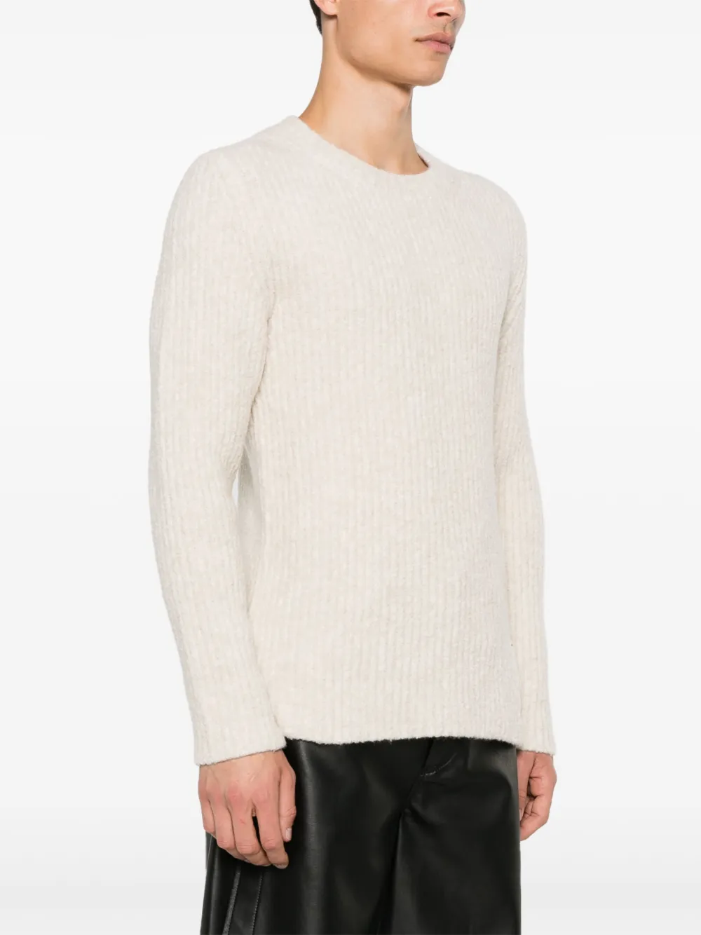 Autry Gebreide trui Beige