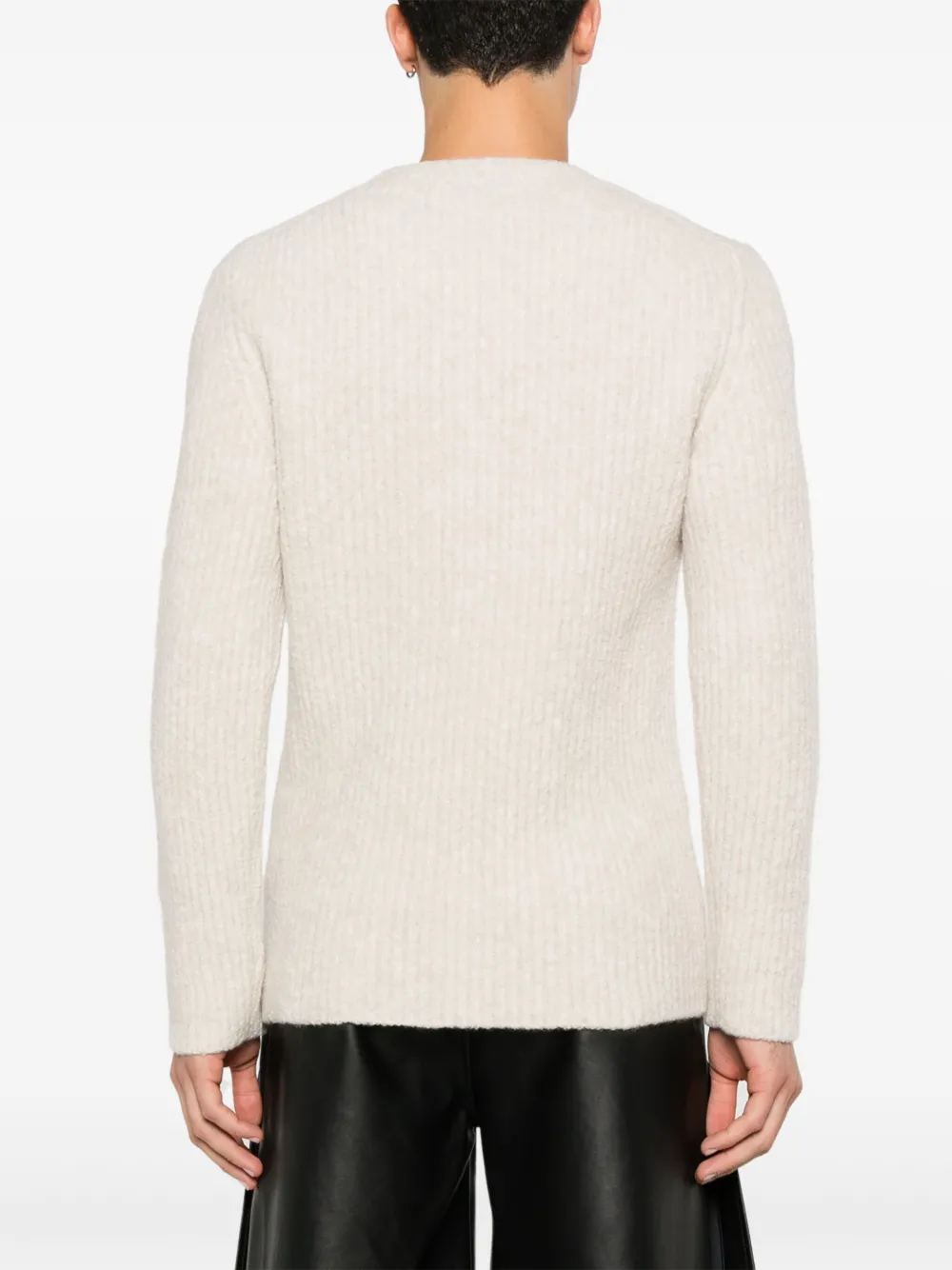 Autry Gebreide trui Beige