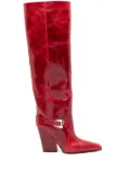 Paris Texas 100mm Jane boots - Red