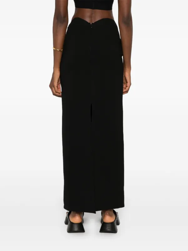 STAUD Petunia Maxi Skirt | Black | FARFETCH
