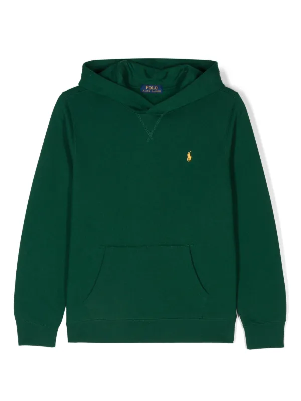 Colorful polo hoodie top