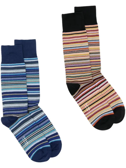 Paul Smith lot de 2 paires de chaussettes à rayures