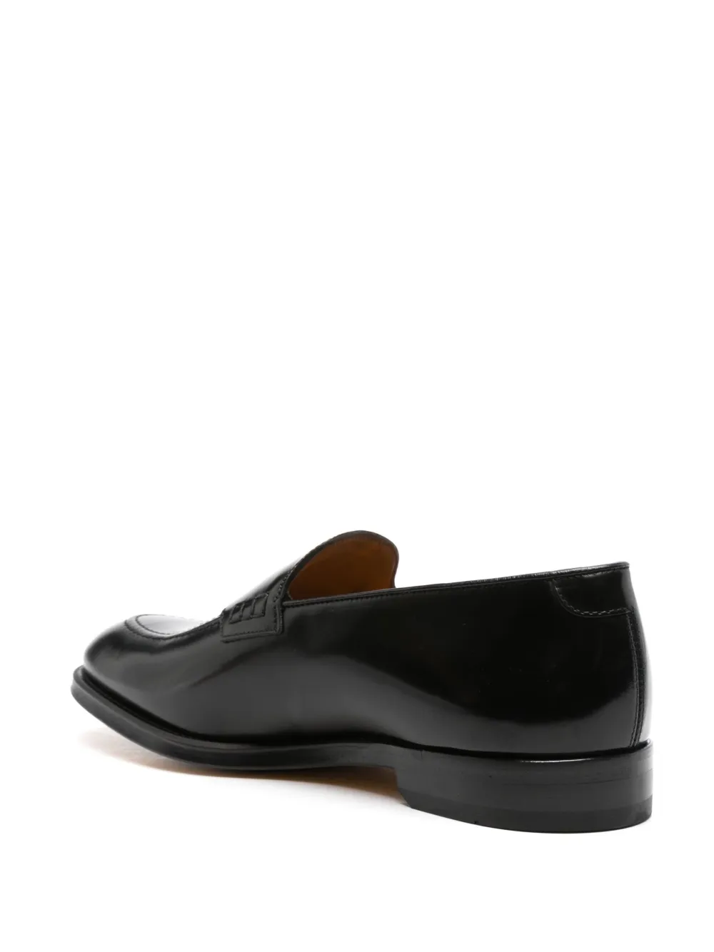 Doucal's leather loafers Black