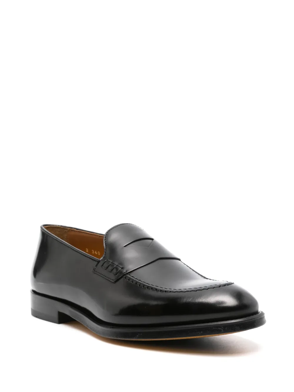 Doucal's leather loafers - Zwart