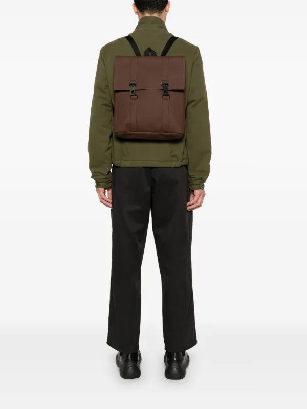 Rains Mini MSN Backpack Brown FARFETCH AZ