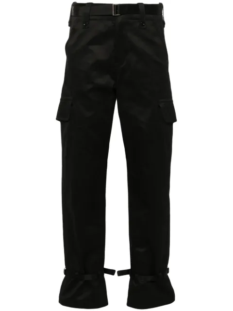 sacai belted cargo pants