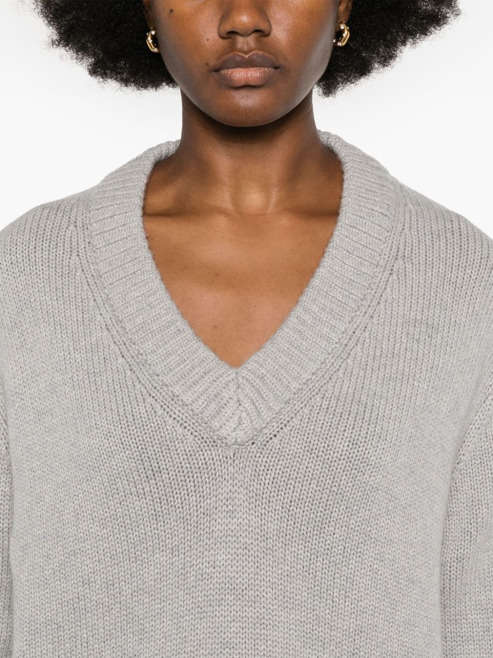 Shop Lisa Yang Aletta Sweater In Grey