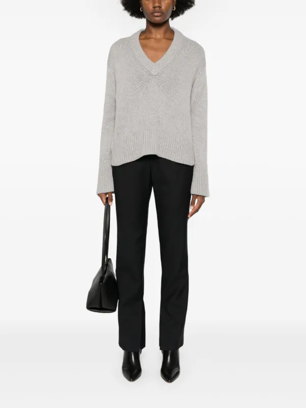 Lissa LILLUSORY Women's Quarter Zip Striped Oversized Sweater 2025