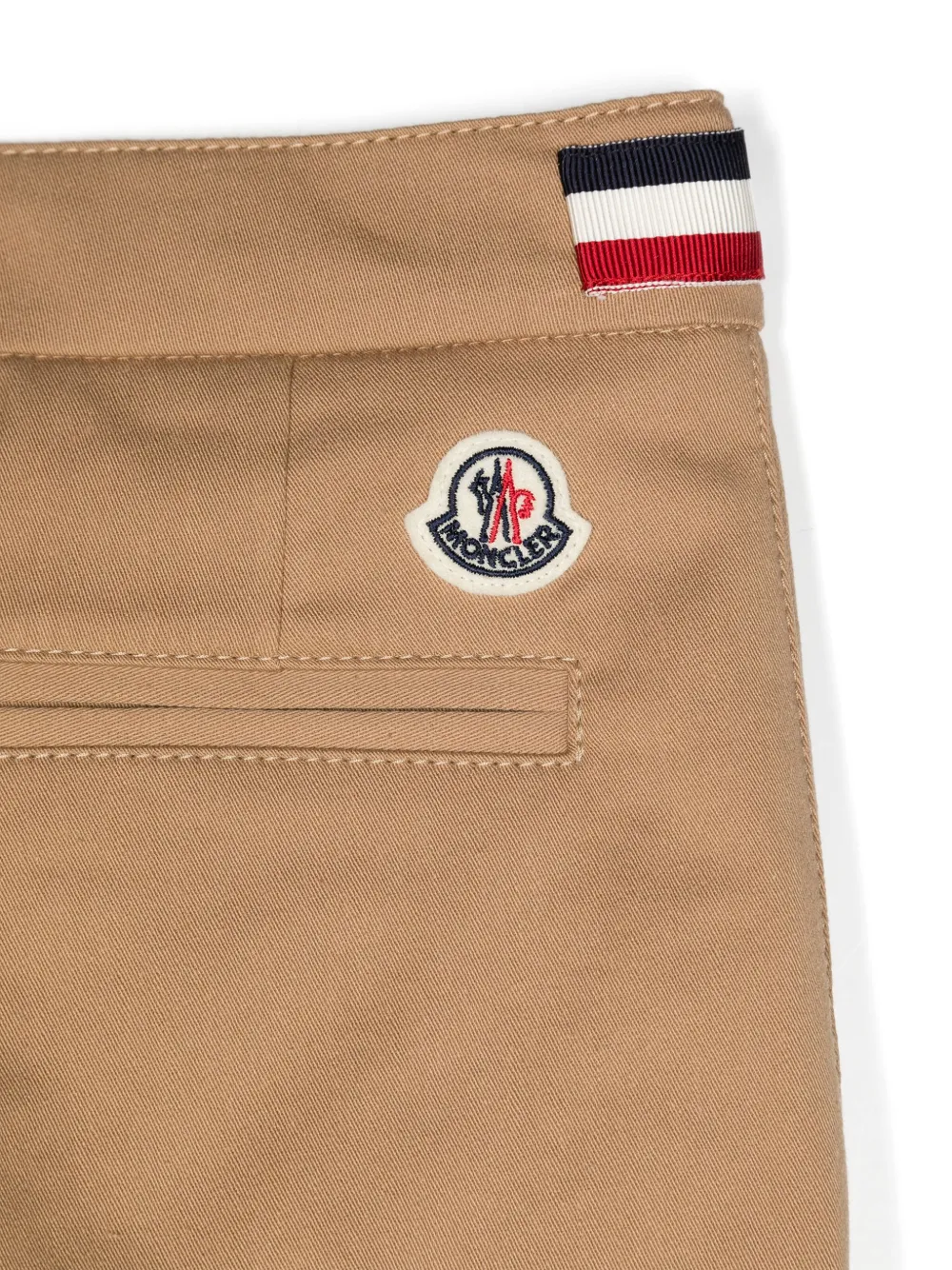 Moncler Enfant Gabardine broek Beige