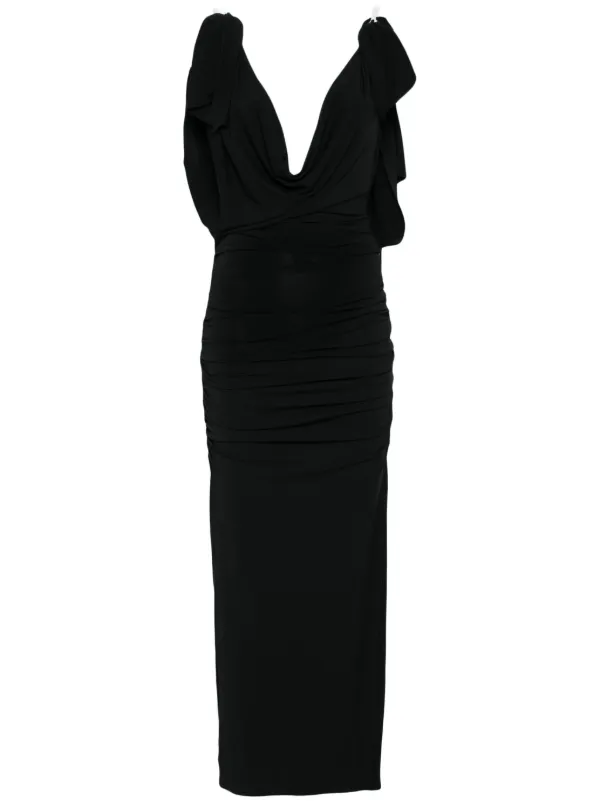ワンピースその他 THE ATTICO Women Dresses 250WCW00210PLL002A Black 24434828_54668732_600.jpg