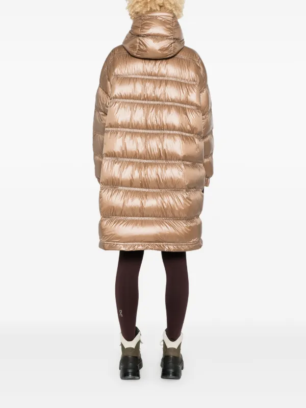 ☆関税込☆【MONCLER】Rochelairs ロングダウンジャケット Moncler Grenoble Rochelairs Puffer Jacket | Brown | FARFETCH