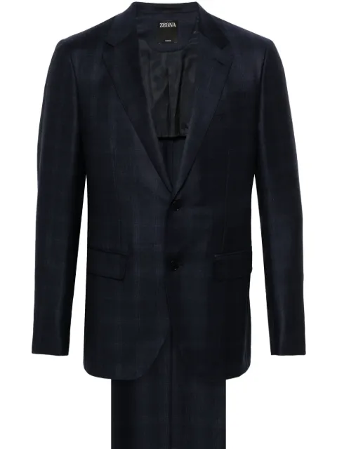 Zegna checked suit