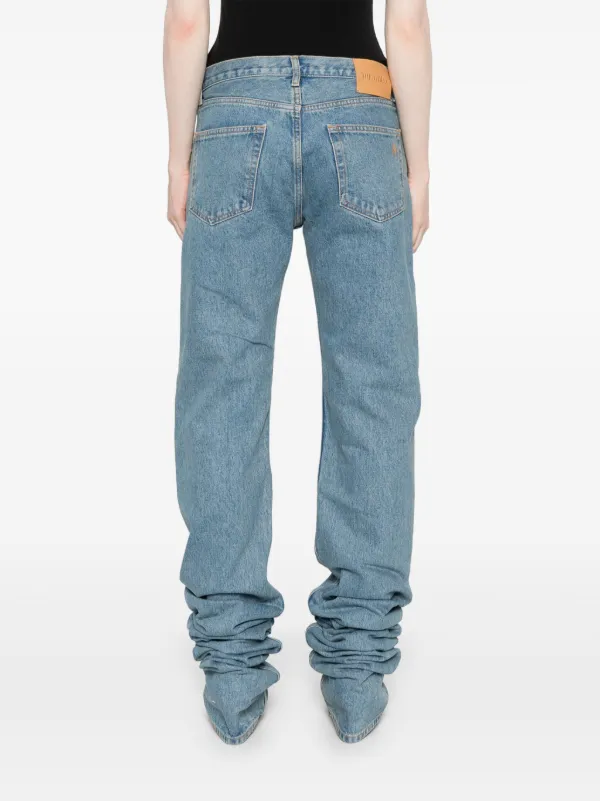 The Attico Long Jeans | Blue | FARFETCH