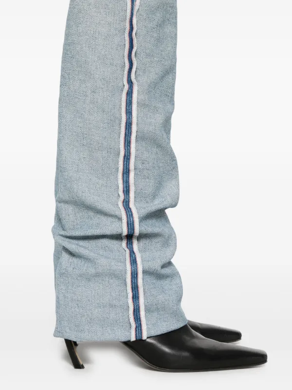 The Attico Long Jeans | Blue | FARFETCH JO The Attico Long Jeans | Blue | FARFETCH JO