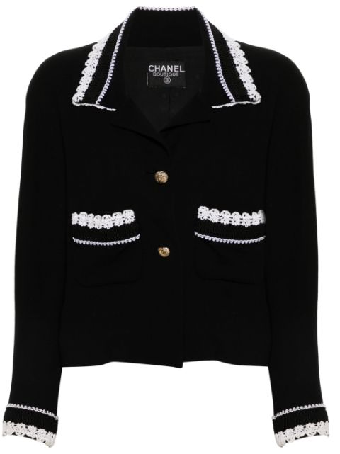 CHANEL Pre-Owned 1990s wool jacket