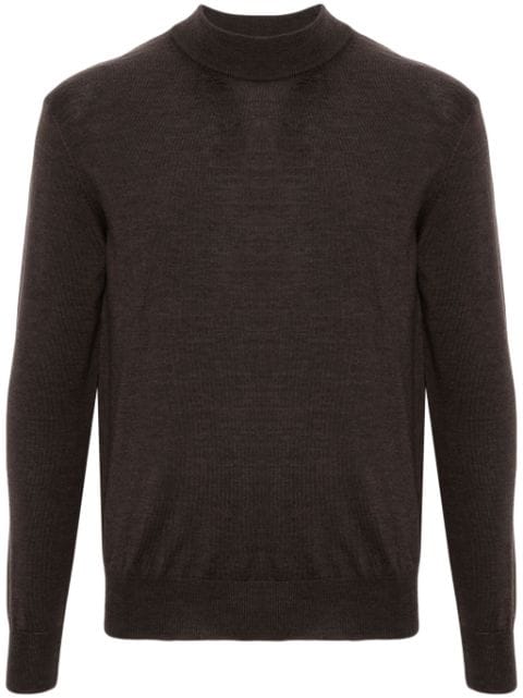 mock-neck jumper