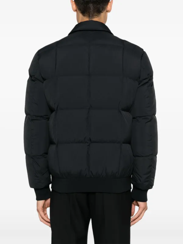 Herno logo-plaque Jacket | Black | FARFETCH JO
