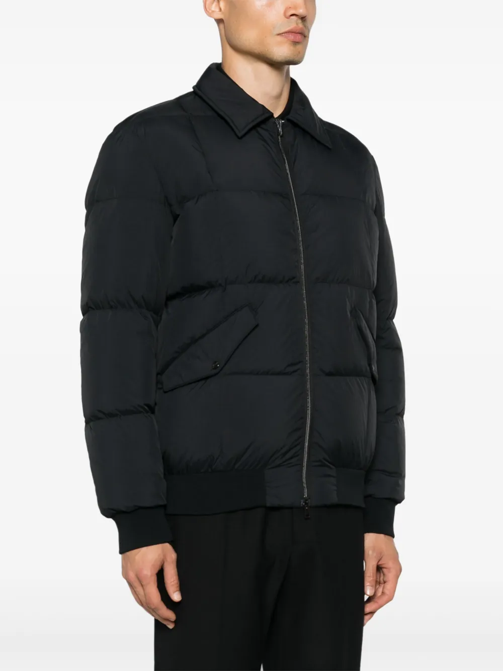 Herno Jack met logoplakkaat Zwart