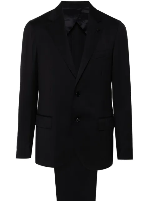 Lardini brooch-detail suit