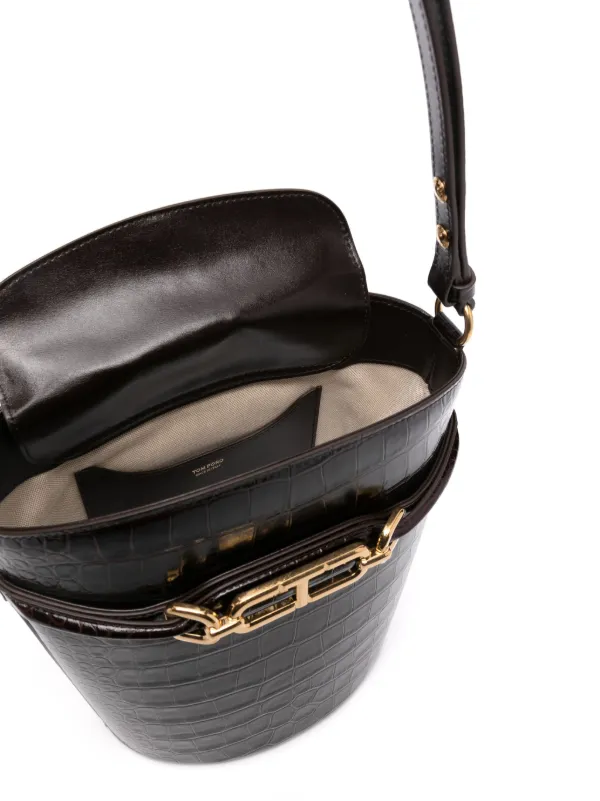 Stella McCartney クロコエンボス バケットバッグ クロコ型押し 【公式