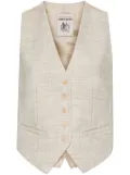 Semicouture virgin wool waistcoat - Neutrals