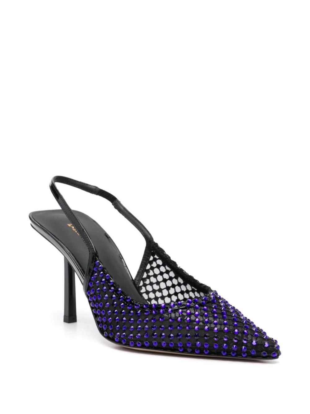 Shop Le Silla 80mm Gilda Slingback Pumps In Black