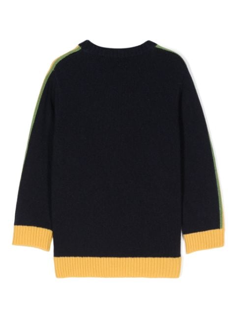 Pegaso-intarsia jumper