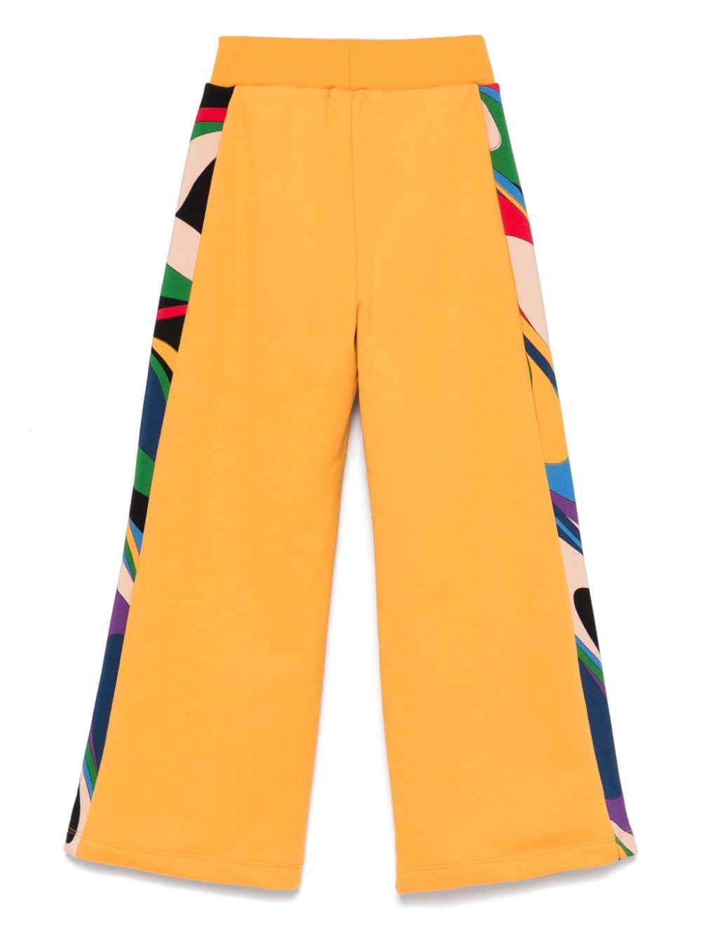 PUCCI Junior Iride-print trousers - Oranje