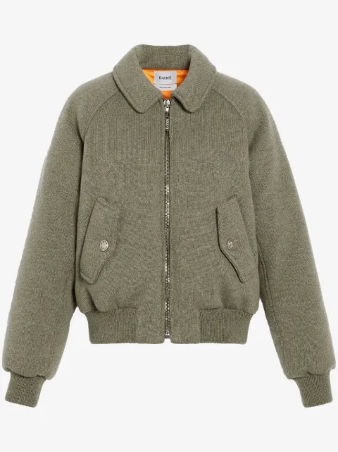 Barrie knitted bomber jacket