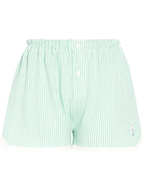 Barrie shorts con motivo de rayas