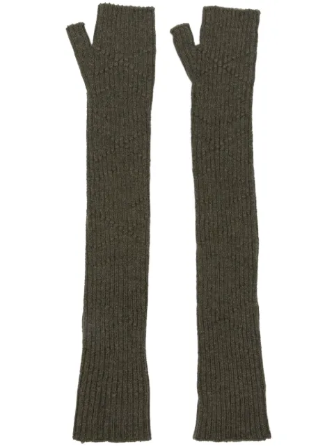 Barrie cashmere fingerless gloves 