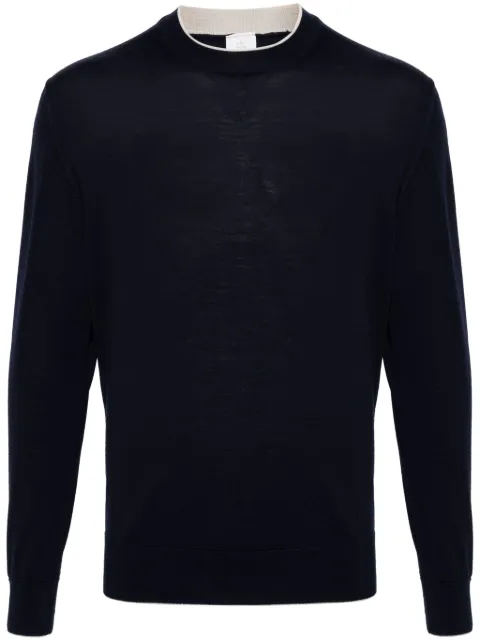Eleventy contrasting-trim jumper