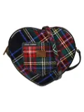 Dolce & Gabbana Kids heart-shaped leather shoulder bag - Black