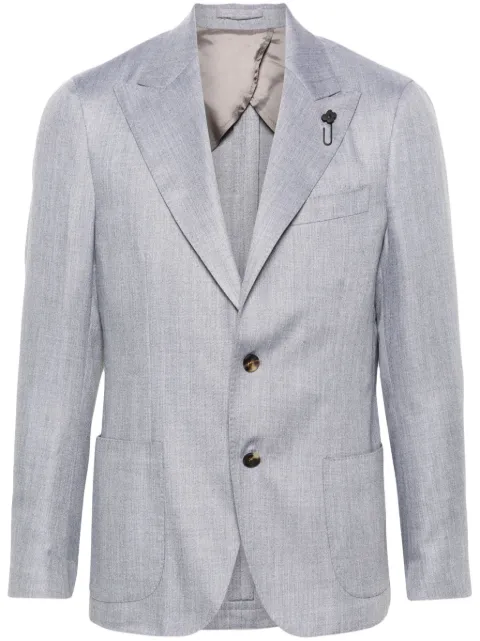 Lardini brooch-detail blazer