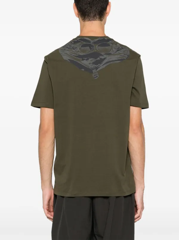 【関税込み】C.P. Company グリーン ロゴプリント Tシャツ C.P. Company ロゴ Tシャツ | グリーン | FARFETCH JP