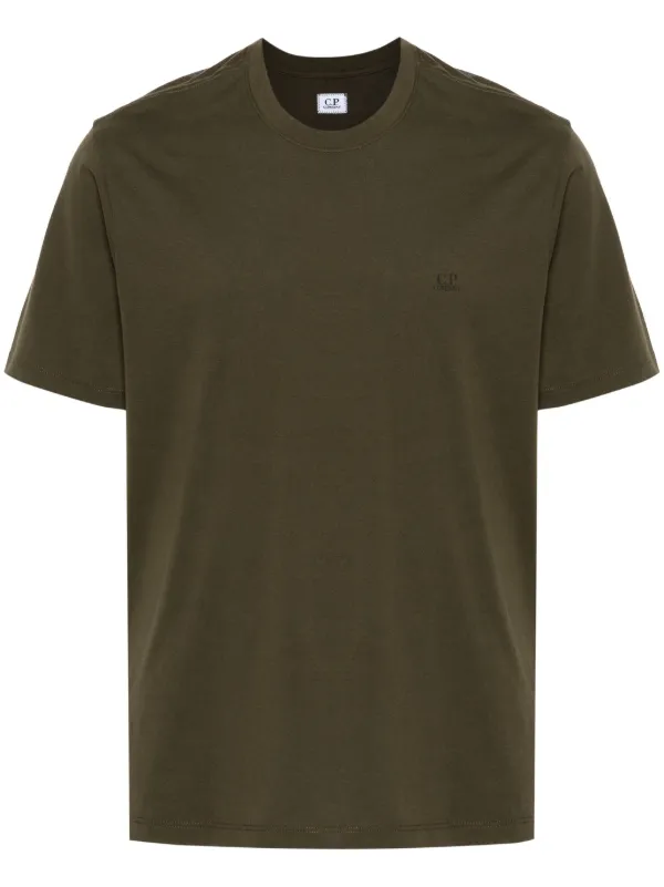 【関税込み】C.P. Company グリーン ロゴプリント Tシャツ C.P. Company ロゴ Tシャツ | グリーン | FARFETCH JP